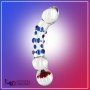 Flower Crystal Glass Dildo Sex Toy GD-003