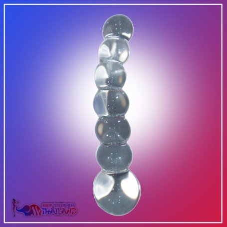 Ultra Beaded Crystal Glass dildo GD-008