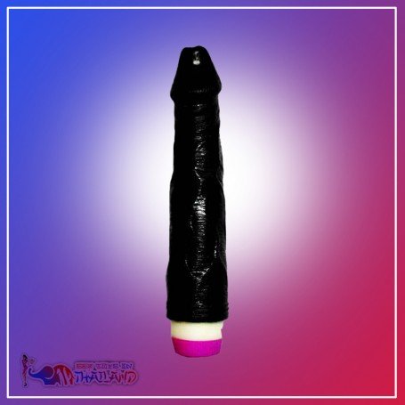 Super Natural Black Silicone Realistic Vibrator RSV-011