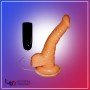 Whoppers Curved Vibrating Suction Cup Realistic Vibrator RSV-078