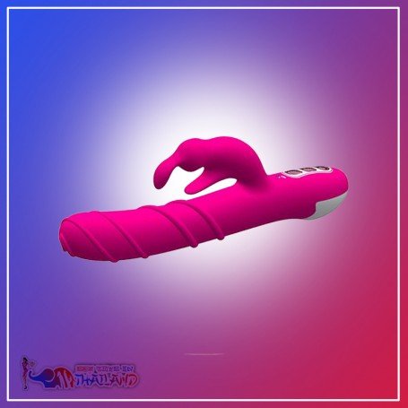 KHALIFA SILICONE RABBIT VIBRATOR - USB RECHARGEABLE RV-024