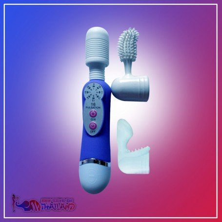 16 Speed Cordlless Magic Wand Massager VM-008