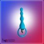 BLUE SILICONE ANAL VIBRATOR AD-029