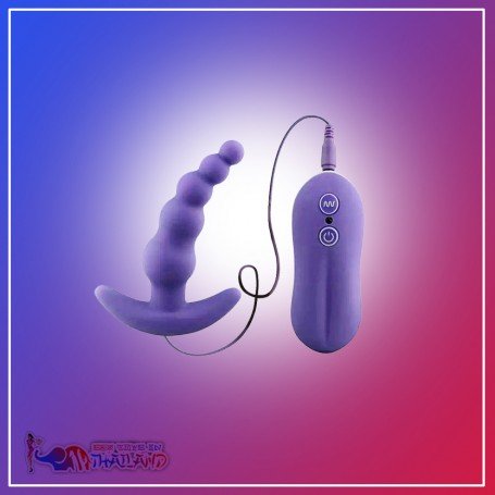 VIBRATING ANAL PLUG BEADS PROSTATE MASSAGER AD-028