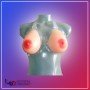 Silicone Breast 550 gms/pair with Transperant Bra SBP-001