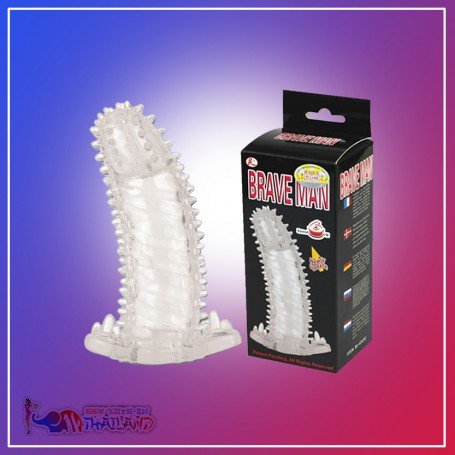 BRAVE MAN Crystal Penis Extension Sleeve PES-024