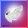 Triple Pleasure Vibrating Rabbit Penis Sleeve PES-028