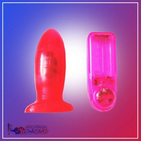 Crystal Anal Butt Plug Vibrating AD-013