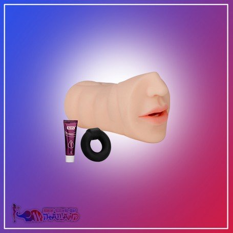 ORAL SILICONE PORTABLE MALE MASTURBATOR MMT-022