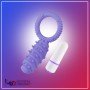 Clitoral Banger Spikes Premium Cockring With Bullet CR-015