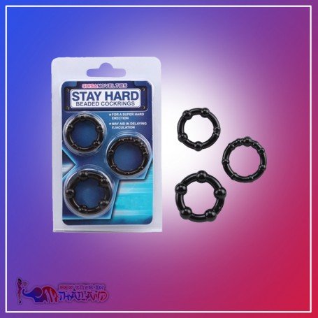 STAY HARD BEADED COCKRINGS CR-020