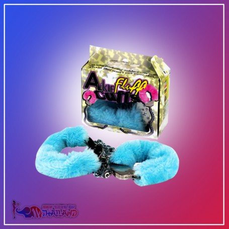 Ankle Fluff Cuffs with Keys BDSM-012