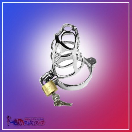 Chastity Steel Lock Device for Men BDSM-010