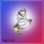 Chastity Steel Lock Device for Men BDSM-010