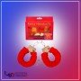 Fetish Fantasy Beginner's Furry Cuffs in Red BDSM-004
