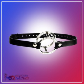 Double Metal Ring Gag for Him & Her BDSM-003